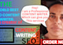 write SEO articles blog posts scripts professional speeches